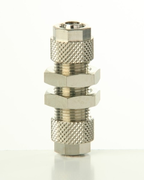 Schnellverschraubung gerader Schottverbinder 15/