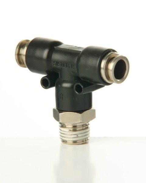 T-Einschraubanschluß Kunststoff 8 mm - 1/8''