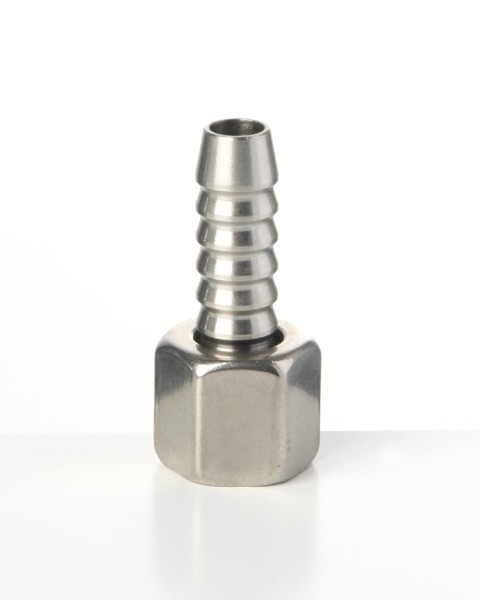 Tülle mit Überwurfmutter 19 mm 3/4'' VA