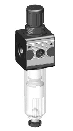 Filterregler Metall inkl. Manometer, Größe 0, 1/8"