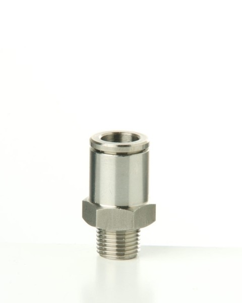 gerader Einschraubanschlss zyl. 4 mm- M 5 Edelstah
