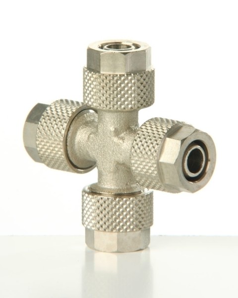 Schnellverschraubung Kreuz- Verbinder 5/3 mm