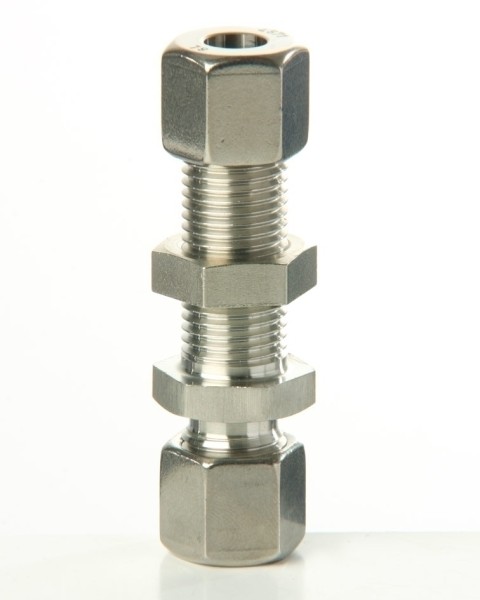 Gerade Schottverschraubung 15 mm - VA