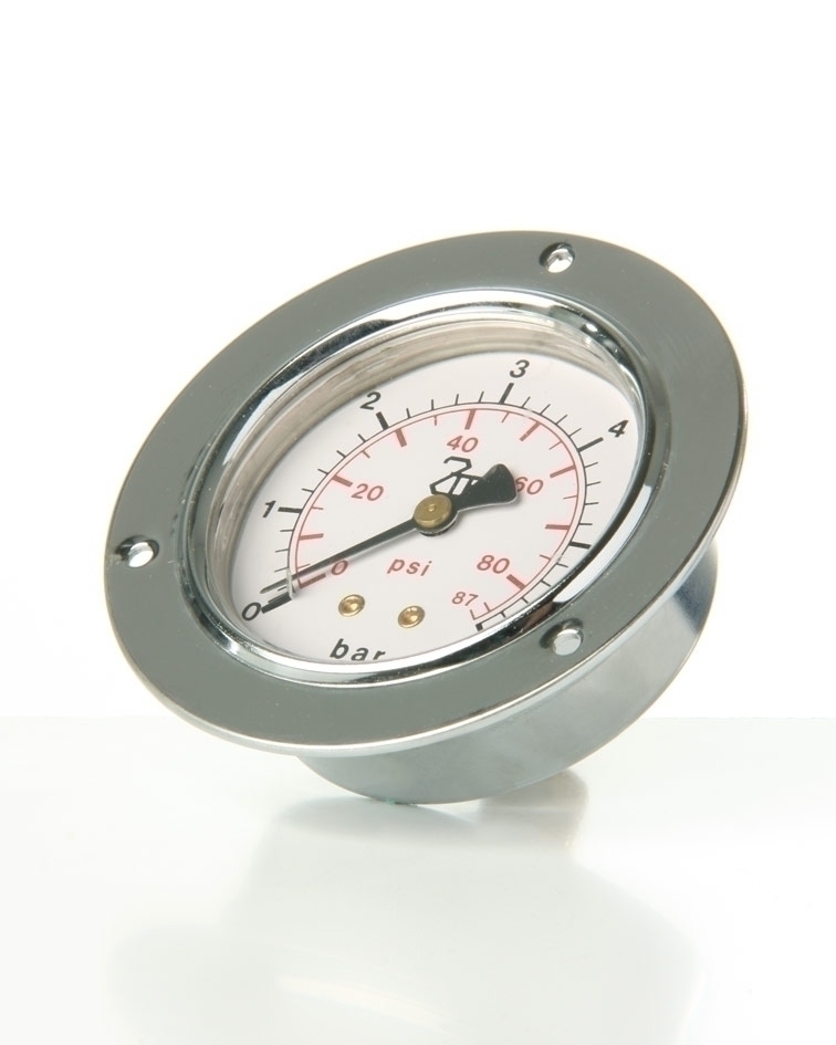 Rohrfedermanometer. VA-Gehäuse mit Frontflansch. g | 31 mit ...