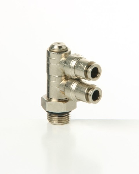 Doppel-Winkel-Einschraubanschluss 8mm - 1/8'' zyl