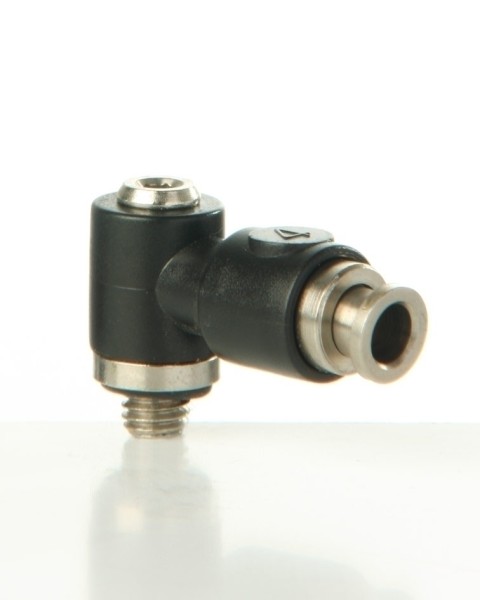Winkelverschraubung 4mm - M 6 x 1