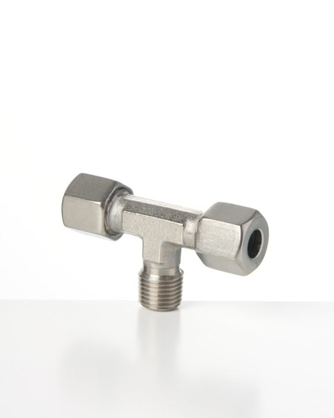 T-Einschraubverschraubung kegelig 6 - 1/4'' BSP VA
