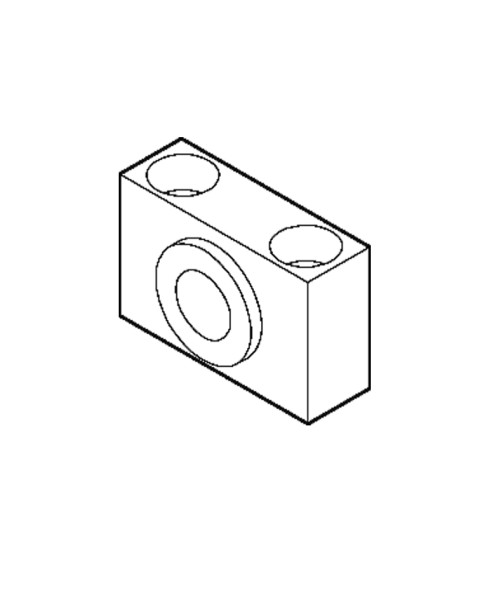 Gegenlager für Mittelbefestigung ISO6431- Zylinder