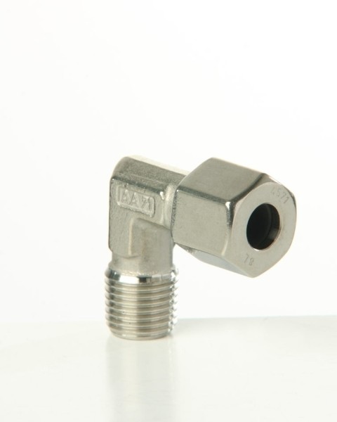 Winkeleinschraubverschr. kegelig 12 - 1/4'' BSP VA
