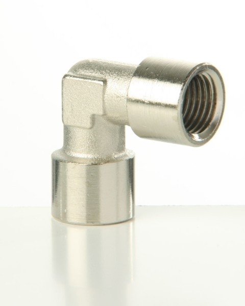 Winkel-Muffenanschluss zyl. 1/4'' - 1/4'' BSP