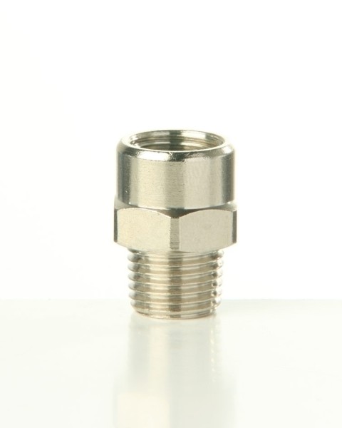 gerader Übergangsstutzen, 1/2" AG konisch - 3/8" I