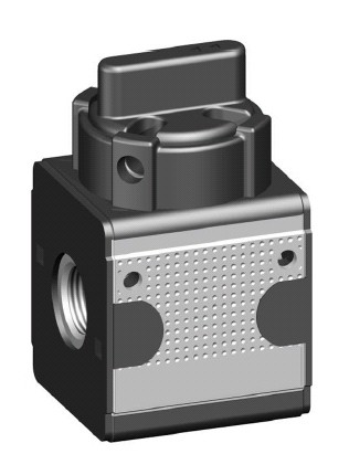Haupteinschaltventil manuell Metall, Größe 0, 1/8"